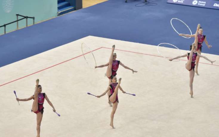 Azərbaycanda gimnastika yarışları 