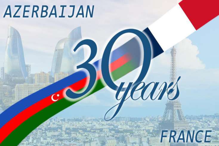 Azərbaycan-Fransa diplomatik münasibətlərinin 30 ili tamam olur