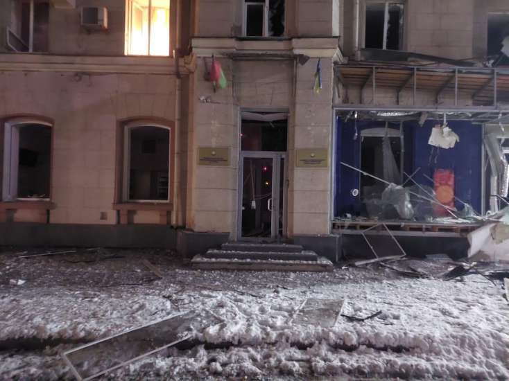 Azərbaycanın Xarkovdakı konsulluğunun binası vuruldu - 