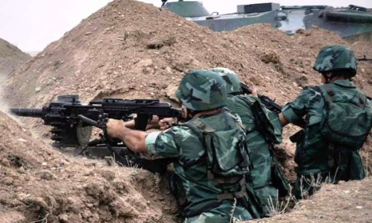 Ordumuz qanunsuz erməni silahlılarının döyüş mövqelərini 