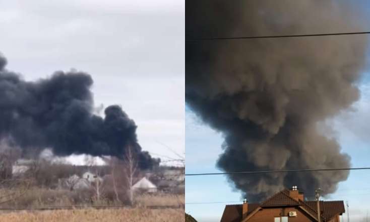 SON DƏQİQƏ: Kiyevdə neft bazasına RAKET atıldı -