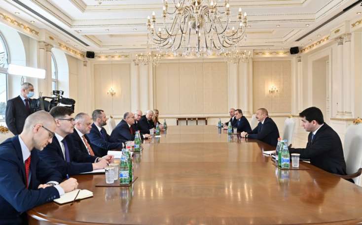 Prezident İlham Əliyev ATƏT-in sədrini qəbul edib - 
