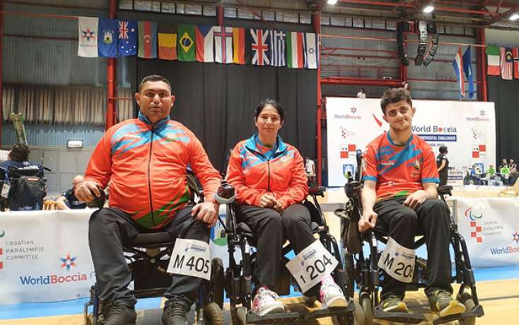 Paralimpiyaçılarımız Zaqrebdə 2 qızıl medal qazandı