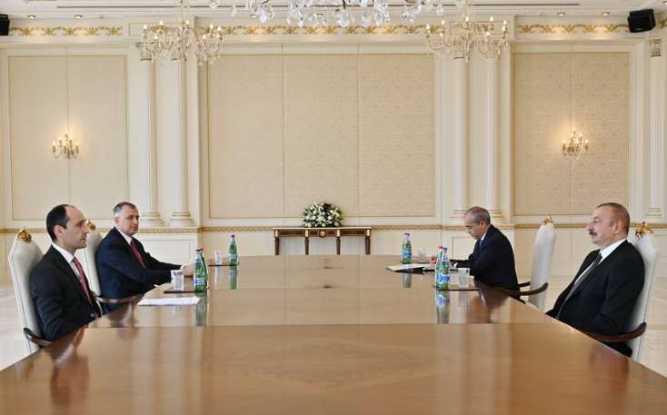 Prezident İlham Əliyev Gürcüstanın Baş nazirinin müavinini qəbul edib -