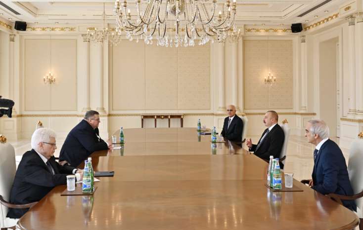 Prezident İlham Əliyev Rusiyanın Baş nazirinin müavinini qəbul edib -