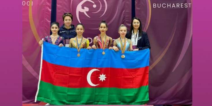 Bədii gimnastlarımız Rumıniyada 5 medal qazanıblar