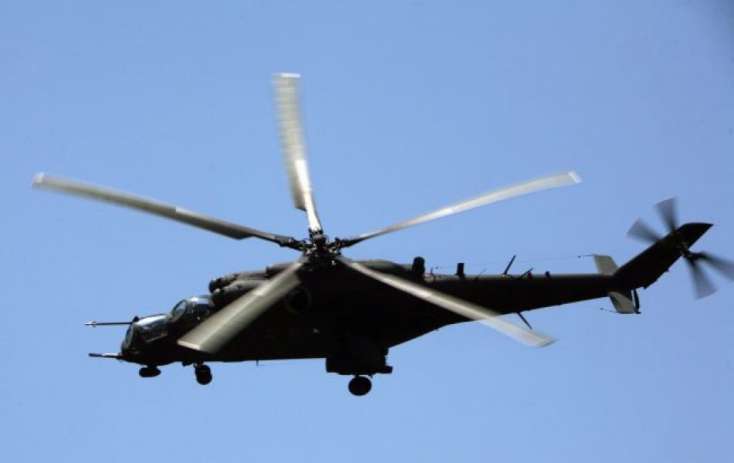 Luqansk vilayətində Rusiya helikopteri VURULDU