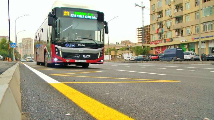 "Baku Bus"un sürücüsü