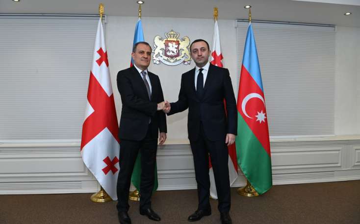 Ceyhun Bayramov Gürcüstanın Baş naziri ilə görüşüb - 