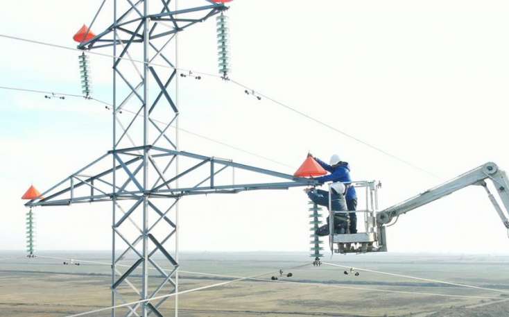 "Azərişıq" Laçın rayonunda 35 kV-luq yeni elektrik xətti çəkib - 