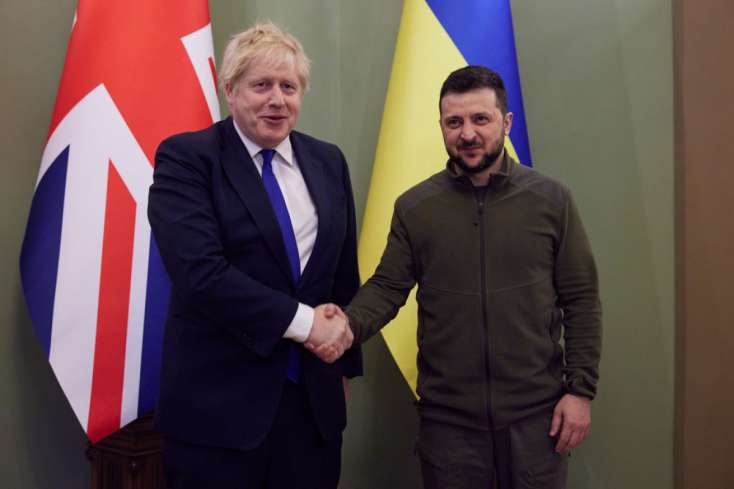 Zelenski: “Böyük Britaniyanın Ukraynaya dəstəyi barədə təminat aldım”
