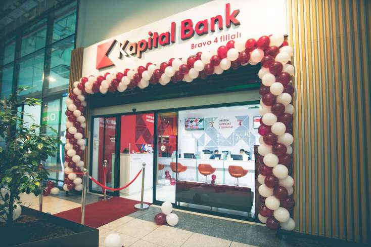 "Kapital Bank" yeni "Bravo-4" filialını istifadəyə verdi - 