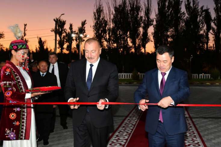 Bişkekdə Qırğızıstan-Azərbaycan Dostluq Parkı açılıb