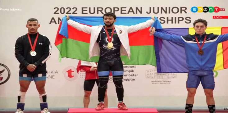Azərbaycan idmançısı 3 qızıl medalla Avropa birinciliyinin qalibi oldu - 