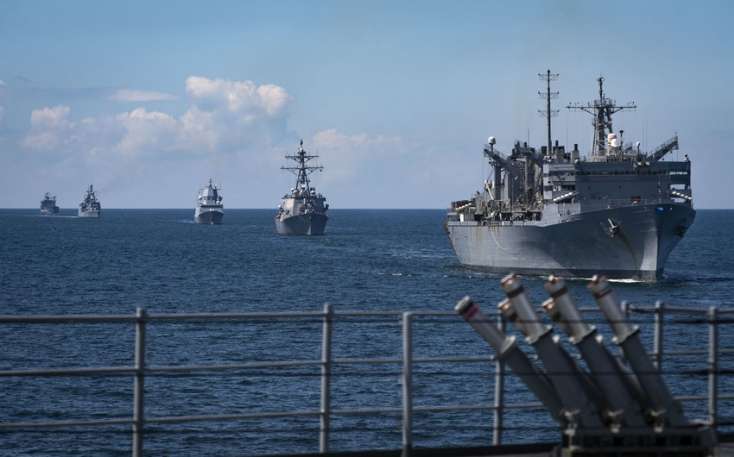 NATO-nun üç gəmisi Baltik dənizinə daxil oldu
