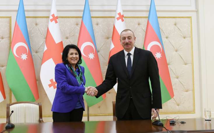 Prezident Salome Zurabişvili Azərbaycan liderini təbrik edib