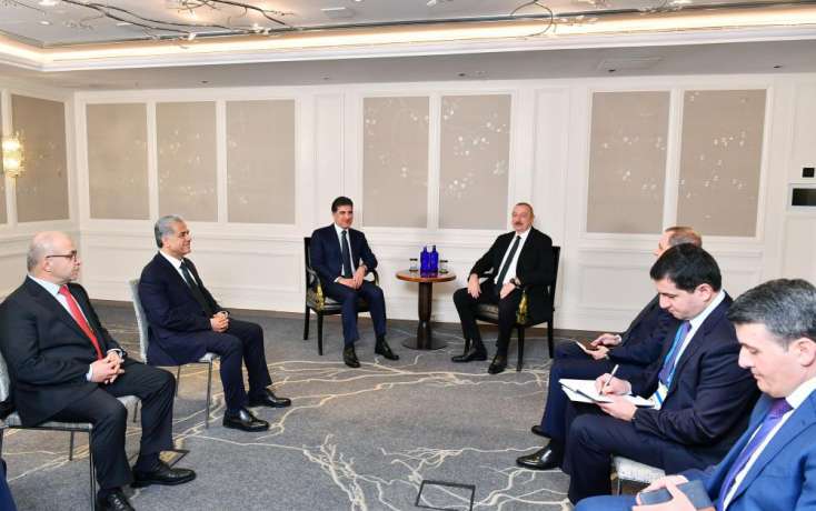 Prezident Münxendə İraq Kürdüstan Regional Hökumətinin başçısı ilə görüşüb -
