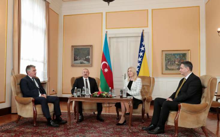 Prezident Bosniya və Herseqovina lideri ilə görüşü başlayıb