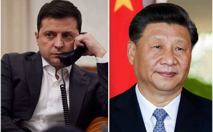 Çin və Ukrayna liderləri arasında telefon danışığı oldu