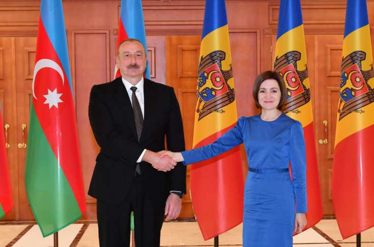 İlham Əliyev Moldova Prezidenti ilə görüşdü - 