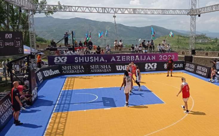 Şuşadakı beynəlxalq basketbol turnirində ilk günə yekun vurulub