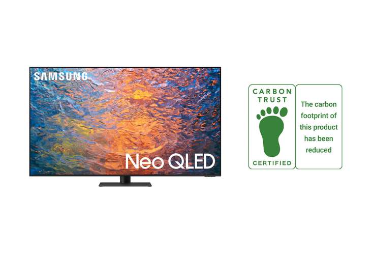"Samsung"un yeni Neo QLED televizor seriyası Carbon Trust-ın “CO2 Azaldılması Sertifikatı”na layiq görülüb