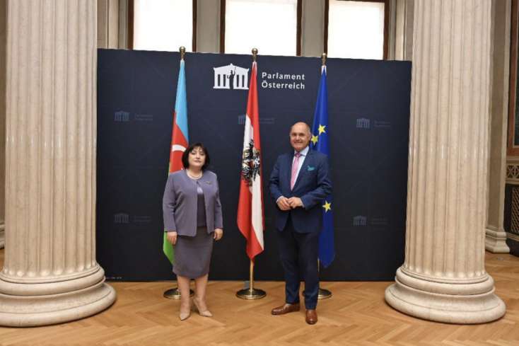 Sahibə Qafarova Avstriya Milli Şurasının Prezidenti ilə görüşdü -