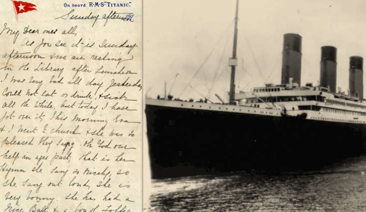 “Titanik”də yazılan məktub rekord qiymətə satıldı -