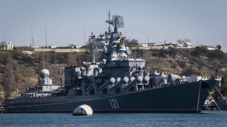 Ukrayna ordusu rus gəmisini bombaladı