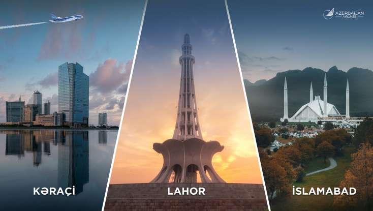 AZAL Pakistanın üç böyük şəhərinə 