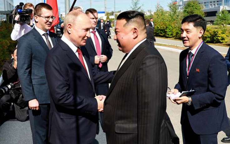 Putin Kim Çen Inla görüşdü -  