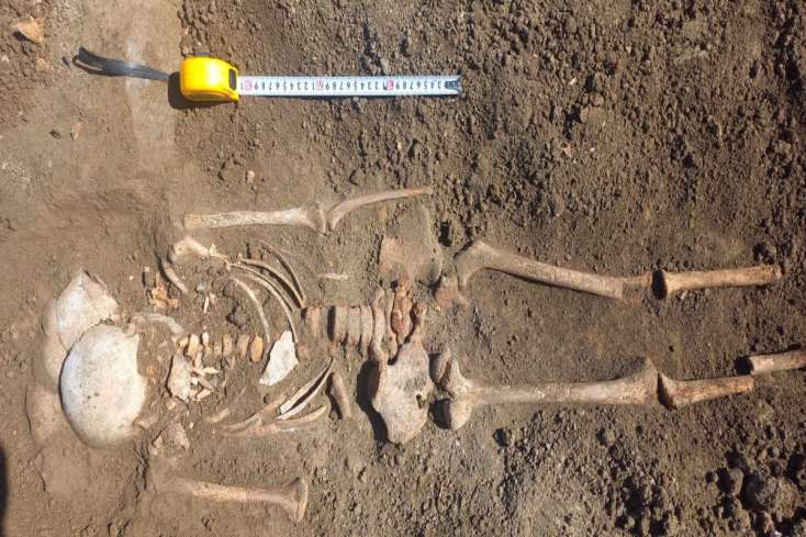 Xaçmazda e.ə III minilliyə aid barmaqları olmayan skelet tapıldı -