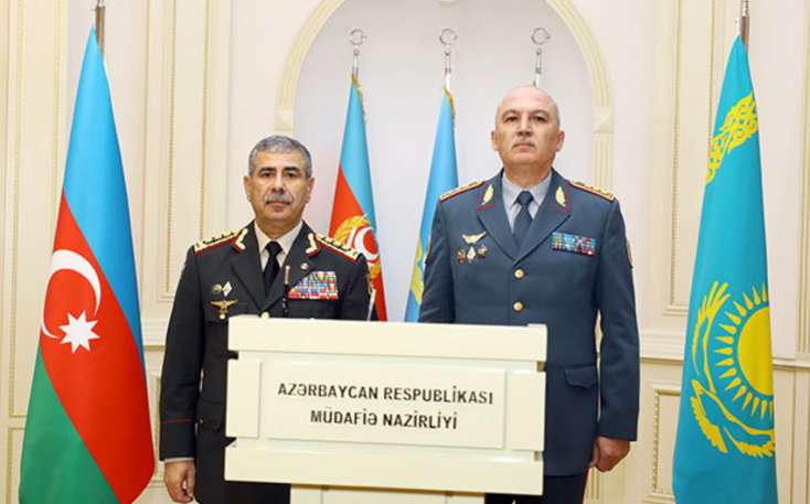 Azərbaycan və Qazaxıstan arasında hərbi əməkdaşlıq planı