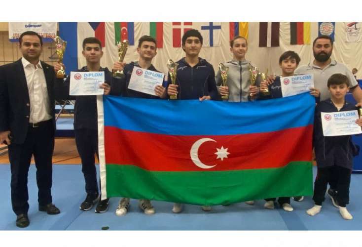 Azərbaycan gimnastları beynəlxalq turniri yeddi medalla 