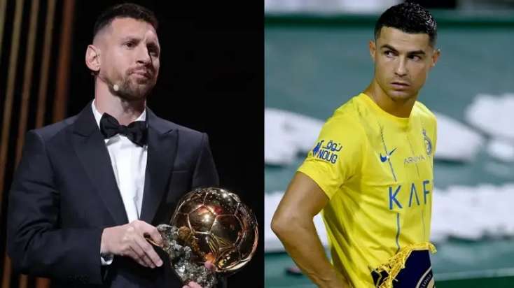 Ronaldo Messinin "Qızıl top"u qazanmasına qəribə reaksiya verdi - 