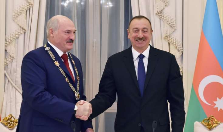 Belarus Prezidenti İlham Əliyevi 