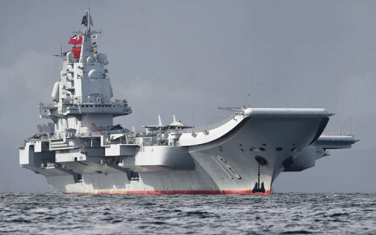 Çin Tayvan ətrafına hərbi gəmilər 