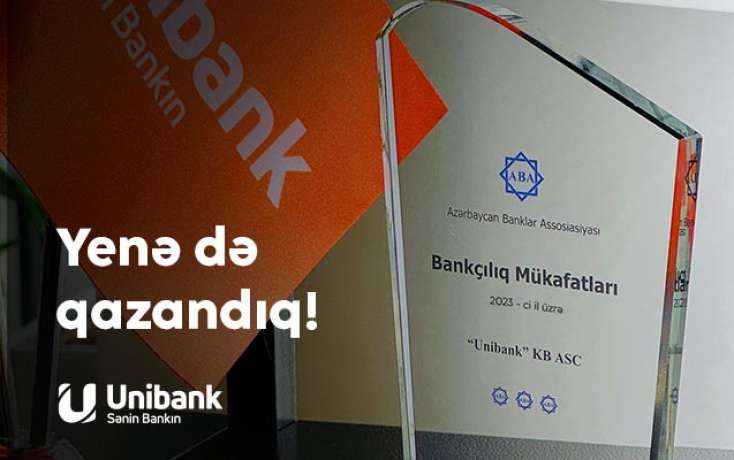 ​Unibank müxtəlif nominasiyalar üzrə mükafat aldı