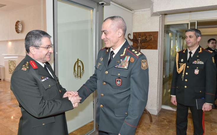 Hikmət Mirzəyev Türkiyənin ordu generalı ilə görüşdü