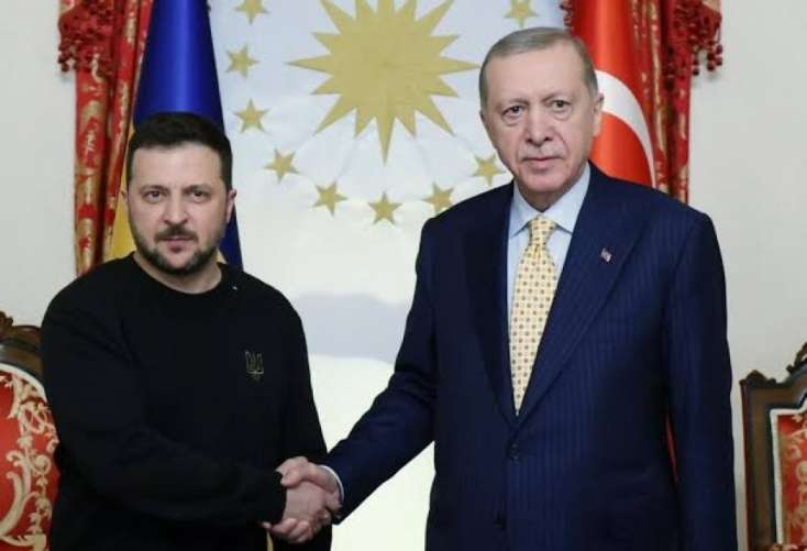 Türkiyə və Ukrayna prezidentləri İstanbulda görüşdülər