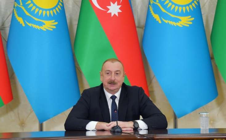 Prezident qazaxıstanlı həmkarını Ermənistanla danışıqlar prosesi barədə məlumatlandırıb