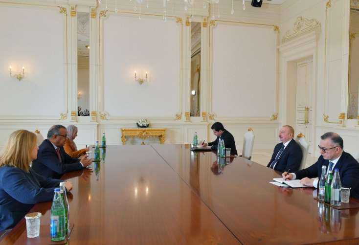 Prezident İlham Əliyev ÜST-nin Baş direktorunu 