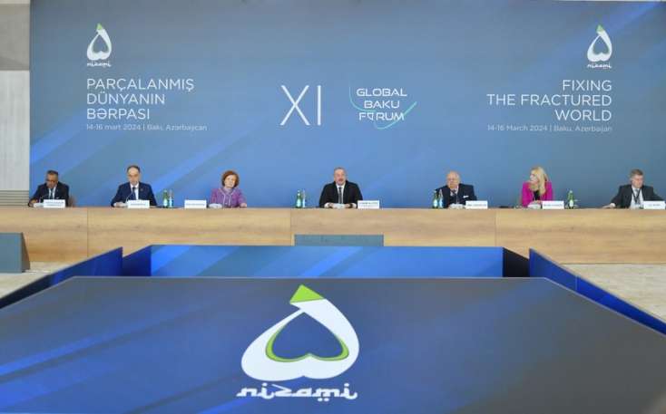 Prezident İlham Əliyev  XI Qlobal Bakı Forumunda çıxış edib - 