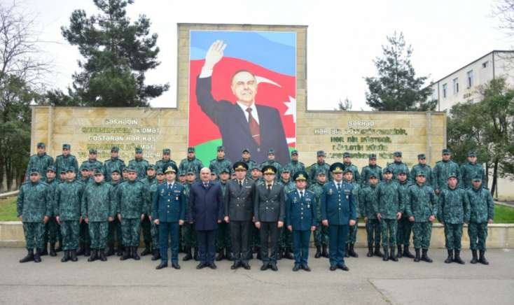 Hərbi Prokurorluq işçiləri Novruz bayramı ilə əlaqədar hərbi hissələrdə olublar - 