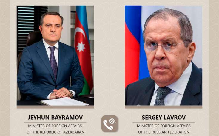 Ceyhun Bayramov Lavrovla danışıb, terror aktını pisləyib