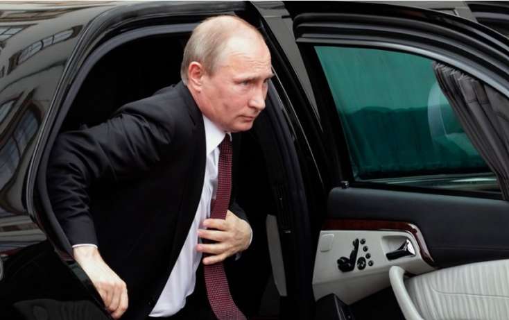 Putinin yeni limuzini nümayiş etdirildi - 