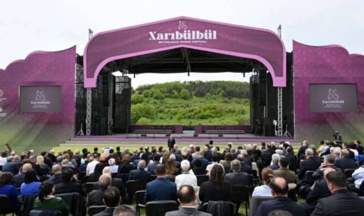 “Xarıbülbül” Festivalından maraqlı anlar - 