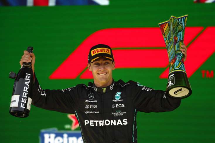 Corc Rassel Formula 1 üzrə Avstriya Qran Prisinin qalibi oldu