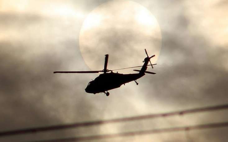 Gürcüstanda hərbi helikopter qəzaya uğradı 