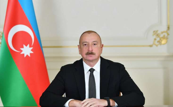 Prezident İlham Əliyev Məsud Pezeşkiana 